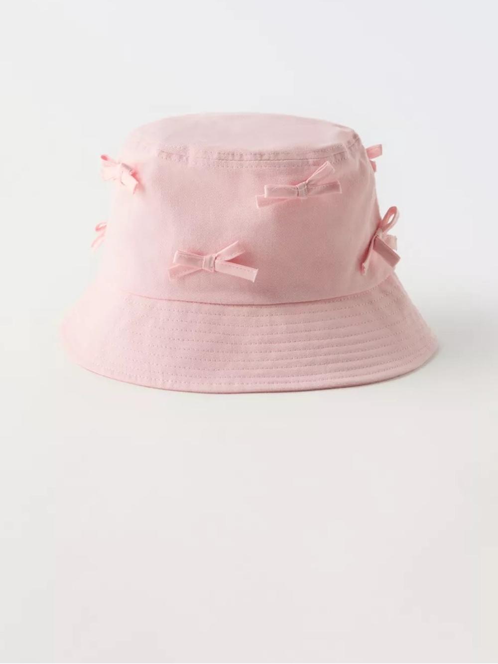 Zara Kids Pink Bow Bucket Hat